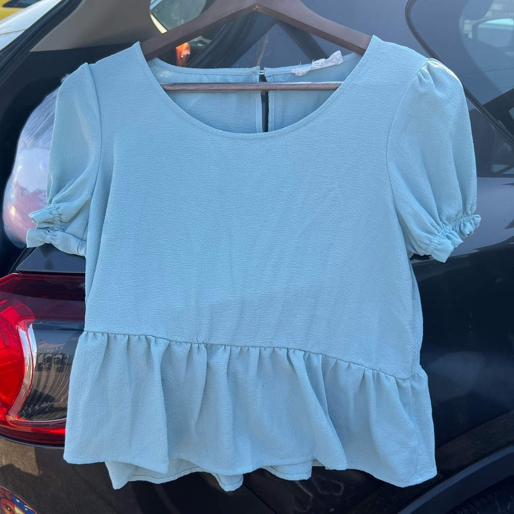 Hippie Rose Cuffed Sleeve top